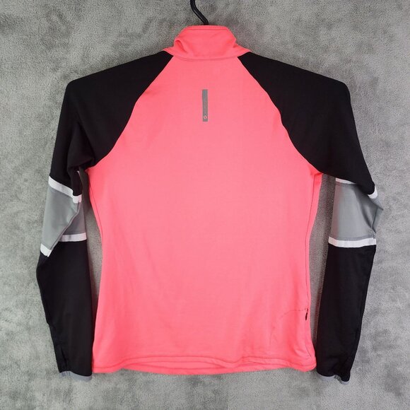 Womens Xersion Pullover Top Shirt Slim Fit 1/2 Zip Pink Black Gray Long Sleeve M - Picture 9 of 12